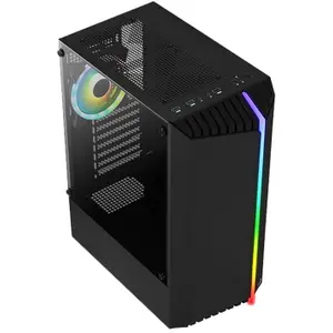 carcasa atx torre mediana con panel de cristal Aerocool Bionic-G image-2