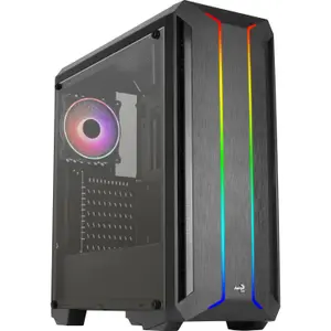 atx medium tower pc case with glass panel Aerocool Skyline v2 RGB
