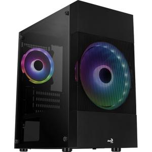 Boîtier PC cube micro ATX avec panneau vitré Aerocool Atomic Lite RGB