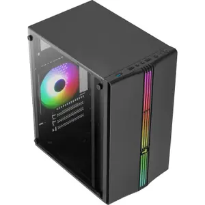 Boîtier PC Mini Tour Micro ATX avec panneau vitré Aerocool Evo Mini RGB image-1