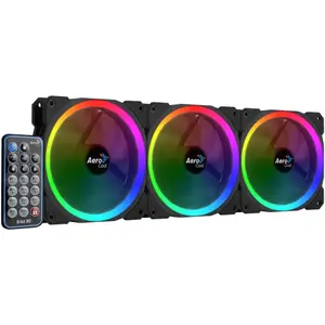 Ventilateurs Boîtier PC avec télécommande Aerocool Orbit RC RGB 12 cm (x3) image-0