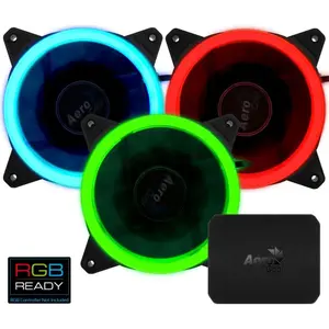 Ventilateurs Boîtier PC Aerocool Rev RGB Pro 12cm (x3) image-0