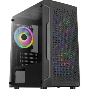 Micro atx carcasa de pc mini torre con panel de cristal Aerocool Trinity Mini RGB image-0