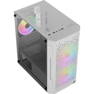 Micro atx mini tower pc case with glass panel Aerocool Trinity Mini FRGB image-1