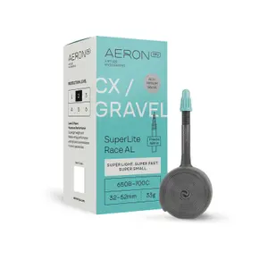 Dętka z zaworem Presta Aeron CX SuperLite Race AL 650b / 700c