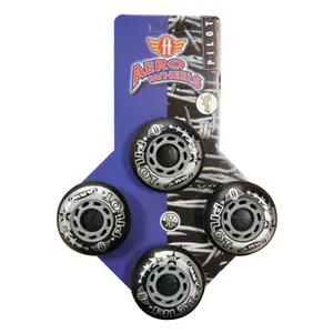 Jeu de 4 roues de roller Aerowheels Pilot image-0