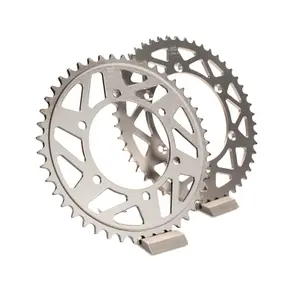 Rear steel motorcycle sprocket Afam 428 48 dents image-0