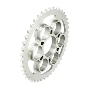 Rear steel motorcycle sprocket Afam 520 43 dents image-1