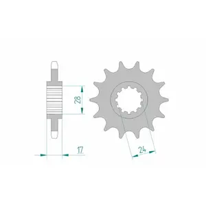 Sprocket Afam 525 image-0