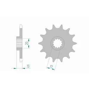 Sprocket #520 Afam 94215 image-0