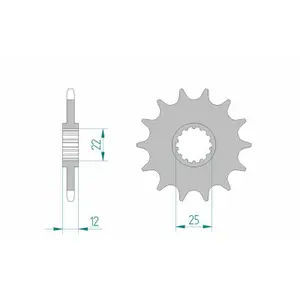 Sprocket #520 Afam 94313 image-0