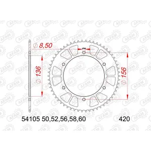 Steel Motorcycle Crown Afam 420 Fantic XE 50 Performance 2025 image-0