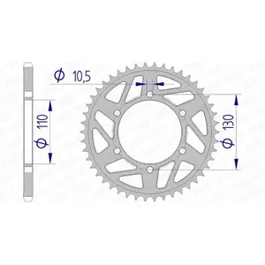 Standard Aluminium Motorcycle Crown Afam Suzuki GSX-R 1000 SPECIAL EDITION image-0