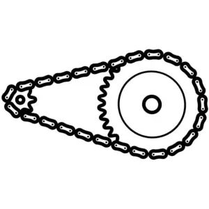Kit Chain Motorcycle Standard Sprocket Ultra-Light Mud-Resistant Sprocket Afam 428MX 14/47 Suzuki RM 85 Big Wheels 19/16 [85] image-0