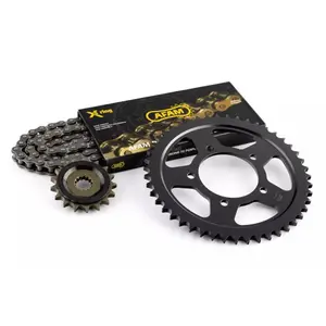Kit ketting motor 420R1 12/48 standaard met standaard tandwiel verhoudingen 11x52 Afam Yamaha Dt 50 Mx [50] image-0