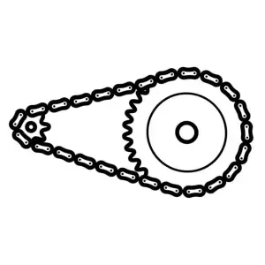 Standard Chain Kit Ultra-Light Anodised Hard Crown Afam 428MX 14/50 image-0