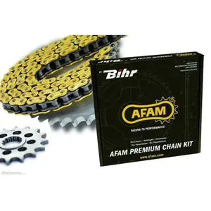 Kit Chain Motorcycle Standard Sprocket 11x62 Afam 428R1 13/54 image-0