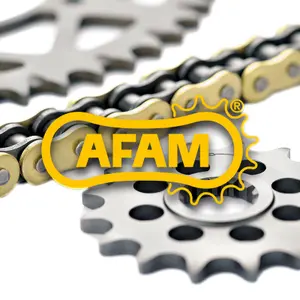 Kit chaîne moto couronne standard couronne standard Afam 428MX 13/58 image-0