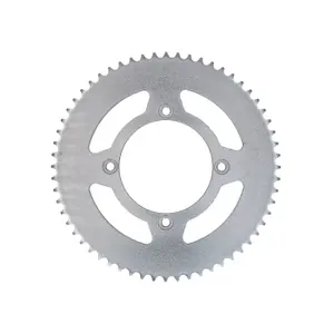 Roda dentada traseira de aço para motociclos Afam 420 60 dents image-0