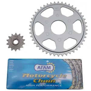 Σετ αλυσίδας μηχανής Afam Aprilia 50 Classic 1992+2001 415 13X46 (50-85-22.1) image-0