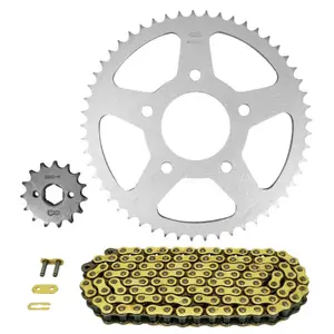 Σετ αλυσίδας μηχανής Afam Honda 125 Xl R 1982+1997 428 15X53 (64-96-10.5) image-0
