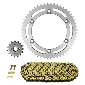 Kit chaîne moto Afam Kawasaki 125 Kdx B1 1990+1999 Kdx B6 1990+1999 428 15X52 (134-150-8.5) image-0