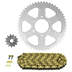 Σετ αλυσίδας μηχανής Afam Yamaha 125 Ty 1976+1989 428 13X52 (62-80-8.5) image-0