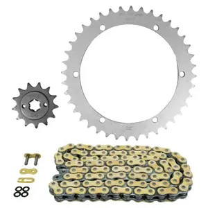 Kit chaîne moto Afam Yamaha 200 Yfs Blaster 1988+2006 520 13X40 (152-164-8.5) image-0