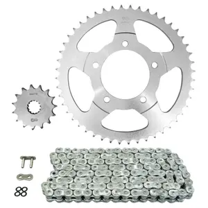 Σετ αλυσίδας μηχανής Afam Suzuki 650 Gsf N Bandit 2007+2015 525 15X48 (87-110-10.5) image-0