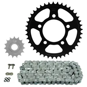 Kit cadena moto Afam Honda 500 Cb X Abs 2019+2022 520 15X41 (84-110-12.25) image-0