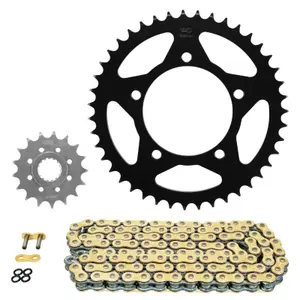 Σετ αλυσίδας μηχανής Afam Aprilia 660 Rs 2020+2021 520 17X43 (100-120-10.50) image-0