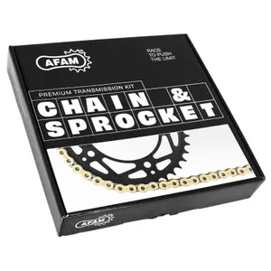 Motorcycle chain kit Afam Ktm 125 Sx 1999>2019 520 image-1