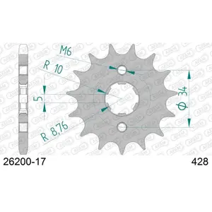 γρανάζι μηχανής Afam 428- image-0