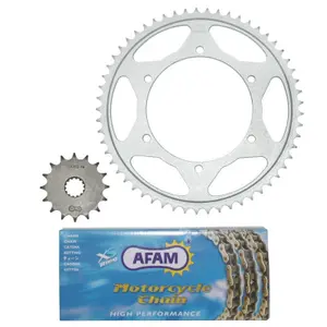 Σετ αλυσίδας μηχανής Afam Yamaha 125 Tdr Delta Box 1992+2002 125 Tdr R 1994+2003 428 16X57 (120-136-8.50) image-0