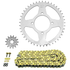 Σετ αλυσίδας μηχανής Afam Yamaha 125 Ybr 2006+2016 428 14X45 (65-80-8.5) image-0