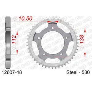 Χάλκινο πινιόν Afam 530 48 dents image-0