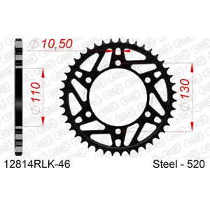 Χάλκινο πινιόν Afam 520 46 dents image-0