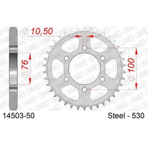 Χάλκινο πινιόν Afam 530 50 dents image-0