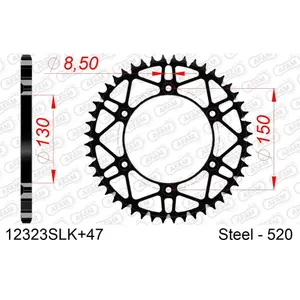 Sprocket Afam 520 47 dents image-0