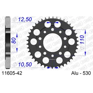 Πεταλιέρα Afam 530 42 dents image-0