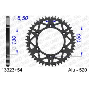 Πεταλιέρα Afam 520 54 dents image-0