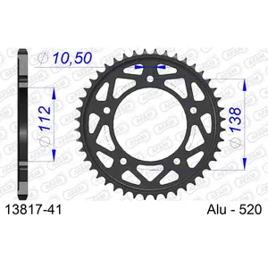 Πεταλιέρα Afam 520 41 dents image-0