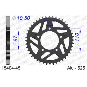 Πεταλιέρα Afam 520 45 dents image-0