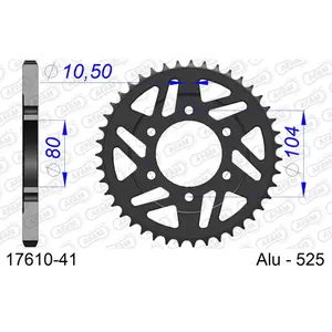 Sprocket Afam 525 41 dents image-0