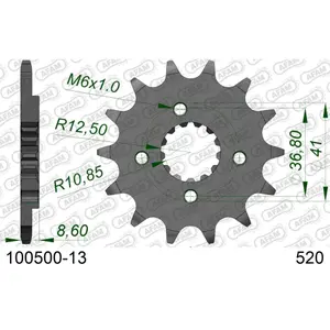 Πεταλιέρα Afam 520 13 dents image-0