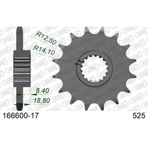Zahnrad Afam 525 17 dents image-0