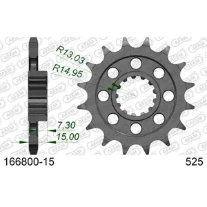 Πεταλιέρα Afam 525 15 dents image-0