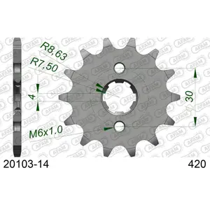 Πεταλιέρα Afam 420 14 dents image-0