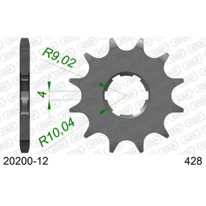 Πεταλιέρα Afam 428 12 dents image-0