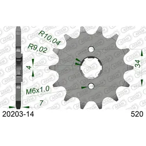 Πεταλιέρα Afam 520 14 dents image-0